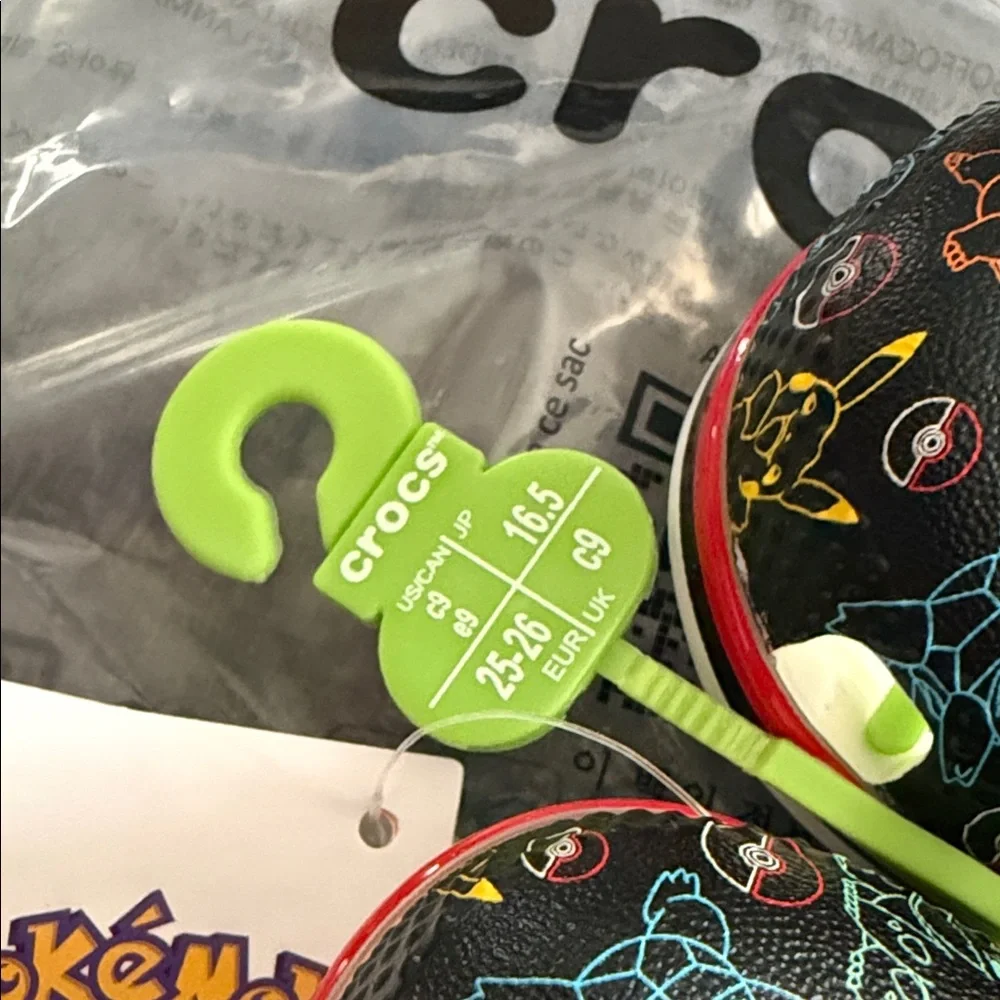CROCS Kids Pokémon S - Black and Multicolor NWT - Picture 2 of 5